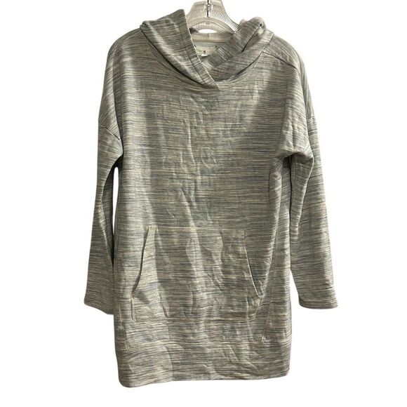 Lou & Grey Women's Gray Hoodie Jacket Size M Casual Fall - Picture 2 of 14